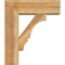 Ekena Millwork Balboa Block Rough Sawn Bracket w/ Offset Brace, Western Red Cedar, 8"W x 24"D x 28"H BKT0806X24X28BOA05RWR - alternate 3